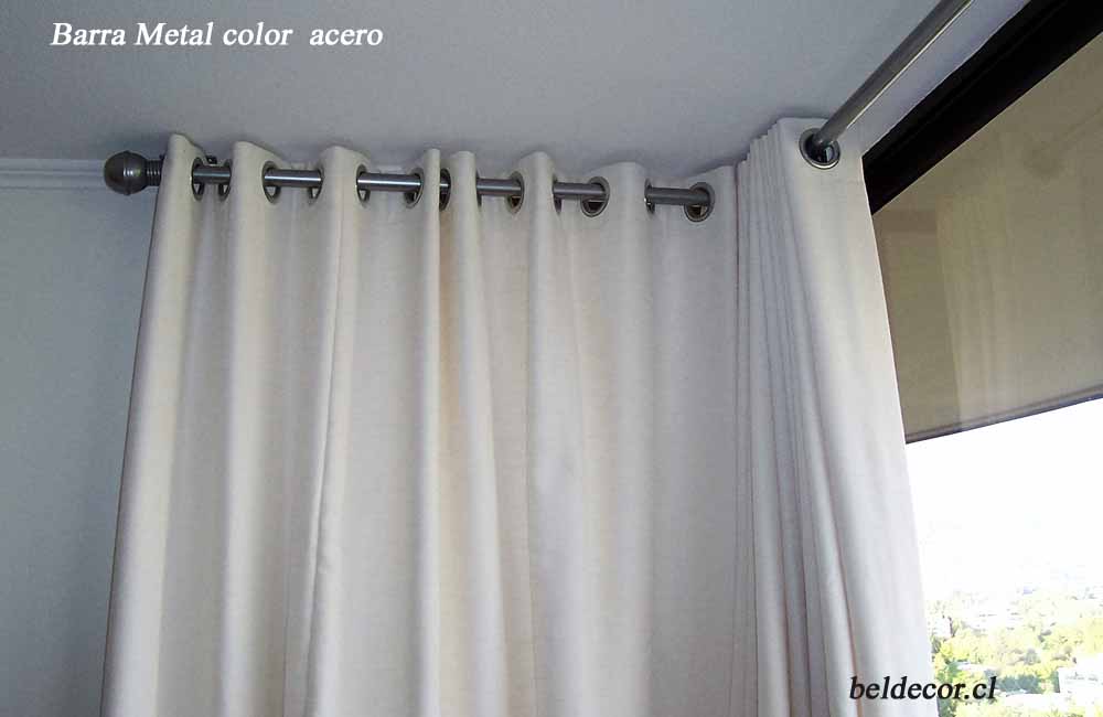 Barra color Acero